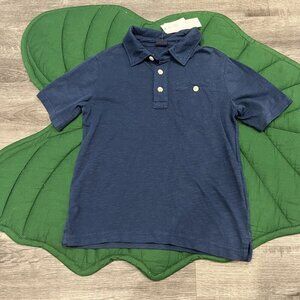 Baby GAP Boys 5 Years Navy Blue Polo Shirt